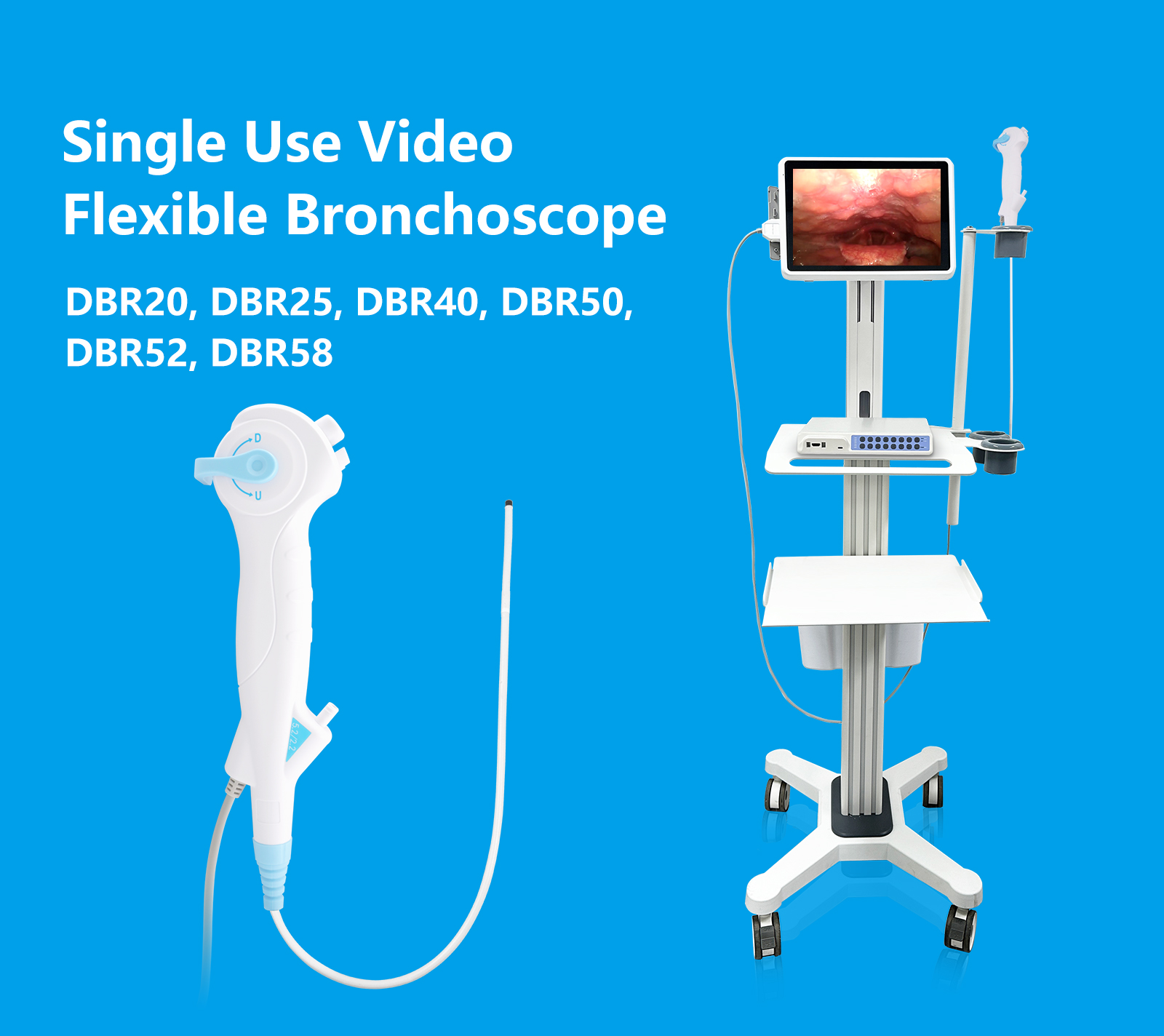 Single Use Video  Flexible Bronchoscope DBR